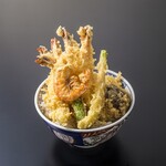 Tempura Akimitsu - 海老天丼