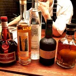 ガリネット - デザートに合わせるお酒を悩むシェフ(笑)