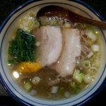 烈志笑魚油 麺香房 三く - 白壺ラーメン 750円