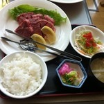 山形牛ステーキ＆焼肉 かかし - 山形牛A5ヒレステーキ２００ｇ　ごはんセット