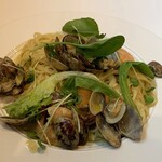 ナガタ店 - あさりのピスタチオクリームパスタ