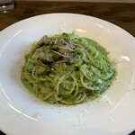 ナガタ店 - 2019.11 謎の緑のカルボナーラ
