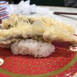 Hamazushi - ホッケの天ぷら美味し