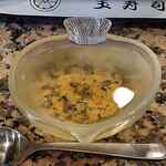 玉寿司 - 玉寿司 ＠北葛西 ランチ 海鮮丼 に付く自家製ゼリー