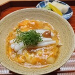 木山 - 〆ご飯 No.1/5。白魚の玉〆丼。