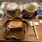 KUN CAFE - 無花果づくしケーキと糖尿病予防tea( ^ω^ )