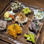 囲炉裏バル カルボ - おつまみ盛り合わせ（9種）