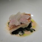 レフェルヴェソンス - 春の海～キンキのグリエと桜のブールブラン、わかめとうど