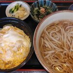 奥田東京亭 - ミニ親子丼温蕎麦セット