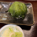 生そば あずま - 高菜葉巻きおにぎりあ
