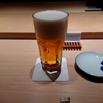 鮨 一幸 - 生ビール