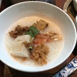 HOSHINOYA Guguan - お粥、いただきま〜す
