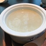 HOSHINOYA Guguan - 鶏出汁と貝柱のお粥
