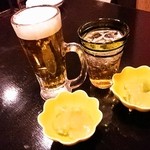 Koma - 生ビール＆梅酒＆付き出し