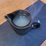 手打そば 峨廊庵 - 蕎麦湯