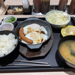 Matsunoya - エッグ定食（納豆）