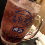 小樽手羽先ハイボール酒場 - カシスソーダ