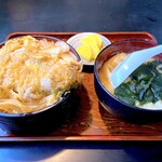 生そば 福楽 - 上かつ丼（1,100円）