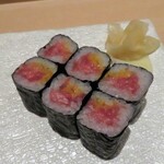 日本料理 八千代 - 追加でトロたくを巻いていただきました♪