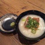 Yakiniku baru enya - リブ芯の牛骨スープとろみ茶漬け