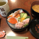 鮨信 - ラッキーデー(月曜日)の海鮮丼