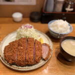 とんかつ 檍 - 肩ロースかつ定食