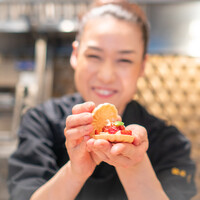 銀座 大石 - フォアグラといちごの最中