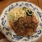h Shirakawatei - 若鶏のマスタードソース焼き