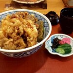 天ぷらふく西 禅と匠 - かき揚げ丼（2020.1-2）