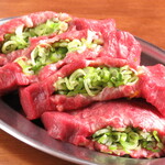 {Reservation required!!} Limited quantity Thick-sliced green onion wrapped tongue