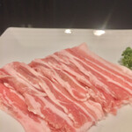 二十四節氣 - お肉はJAPANX（宮城のご当地豚）おかわりの豚さんはけっこうなボリューム。