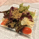 創作料理 櫻 - 創作料理 櫻(さくら)(東京都中央区銀座)カリカリさっぱりじゃこサラダ 1,500円