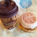 マクドナルド - ソーセージマフィンコンビ（200円）