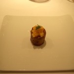 レストラン コバヤシ - 赤貝とビーツのゼリー寄せ