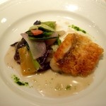 レストラン コバヤシ - 小アマダイ　うろこ付け焼きカリカリソテー