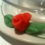 レストラン コバヤシ - チョコアイス横のシュガーデコレーション