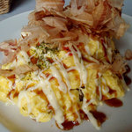 ケープコッド - 料理写真:「お好み焼き風オムライス」1280円