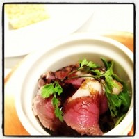 piccole lampare & rooftop Sky Bar - 鴨の燻製♡お店で燻製にしてるそうで、薫りがとてもよくておいしかったです。