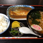松月庵 - 料理写真:鯖味噌セット　800円