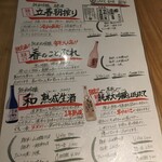 圓谷 - お手製のメニュー２