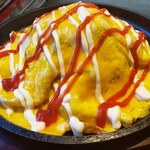 Okonomiyaki Yukari - ふわとろオムレット焼そば、、美味しい焼そばが中に…