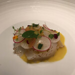 朗 長谷川稔Lab - アオリイカ、からすみ