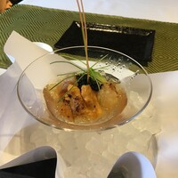京都 喜Shin - 貝類苦手にはウニで対応(°_°)