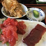 Kawashima ya - 中落まぐろ定食　800円