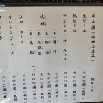 うなぎ亭 友栄 - メニュー