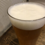 Toukyousutairu Misoramen Do Miso - 生ビール（400円）