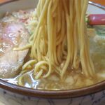 麺屋 高橋 - 背脂生姜醤油の麺