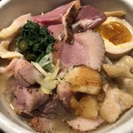 鴨出汁中華蕎麦 麺屋yoshiki - 特製鴨と三大地鶏の塩そば＋鴨と地鶏丼