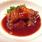 じん市 - 六品目：羽後和牛のテール。赤ワイン煮。