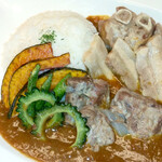 島バーグと島カレー - 